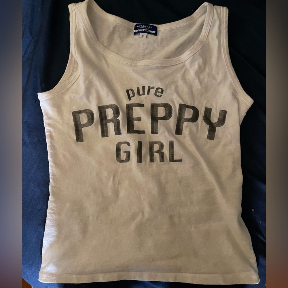 Burberry Blue Label "preppy girl" top y2k